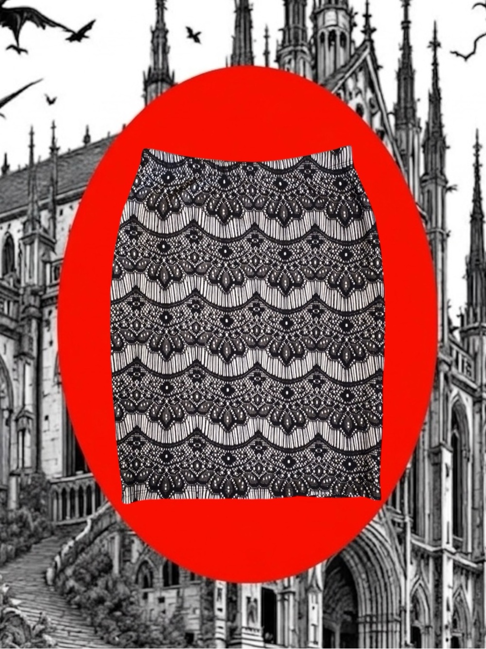 B_envied Goth Whimsigoth Dark Academia Coquette Indie Sleaze Maximalist Skirt S